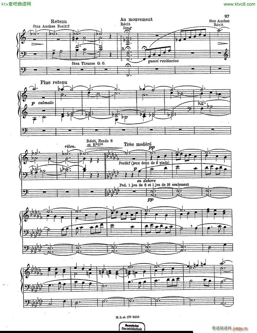 Guiraud Georges Offertoire Pascal organ(V)5