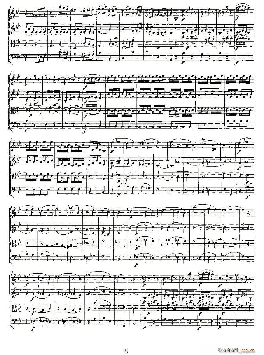 Quartet No 6 in Bb Major K 159 B{Ҙ(l )(V)8