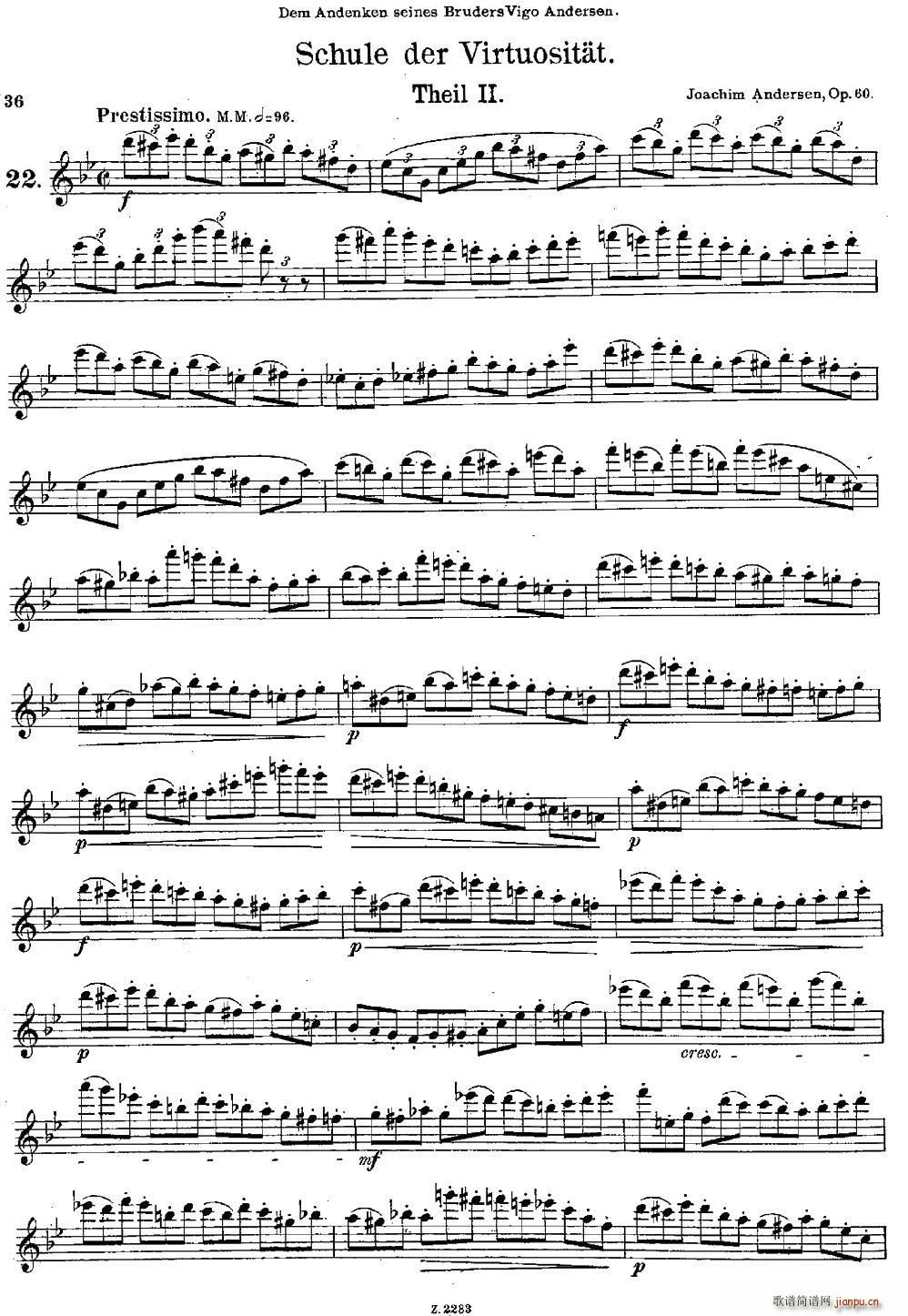 Schule der Virtuosit?t Op 60 22(ѺV)1