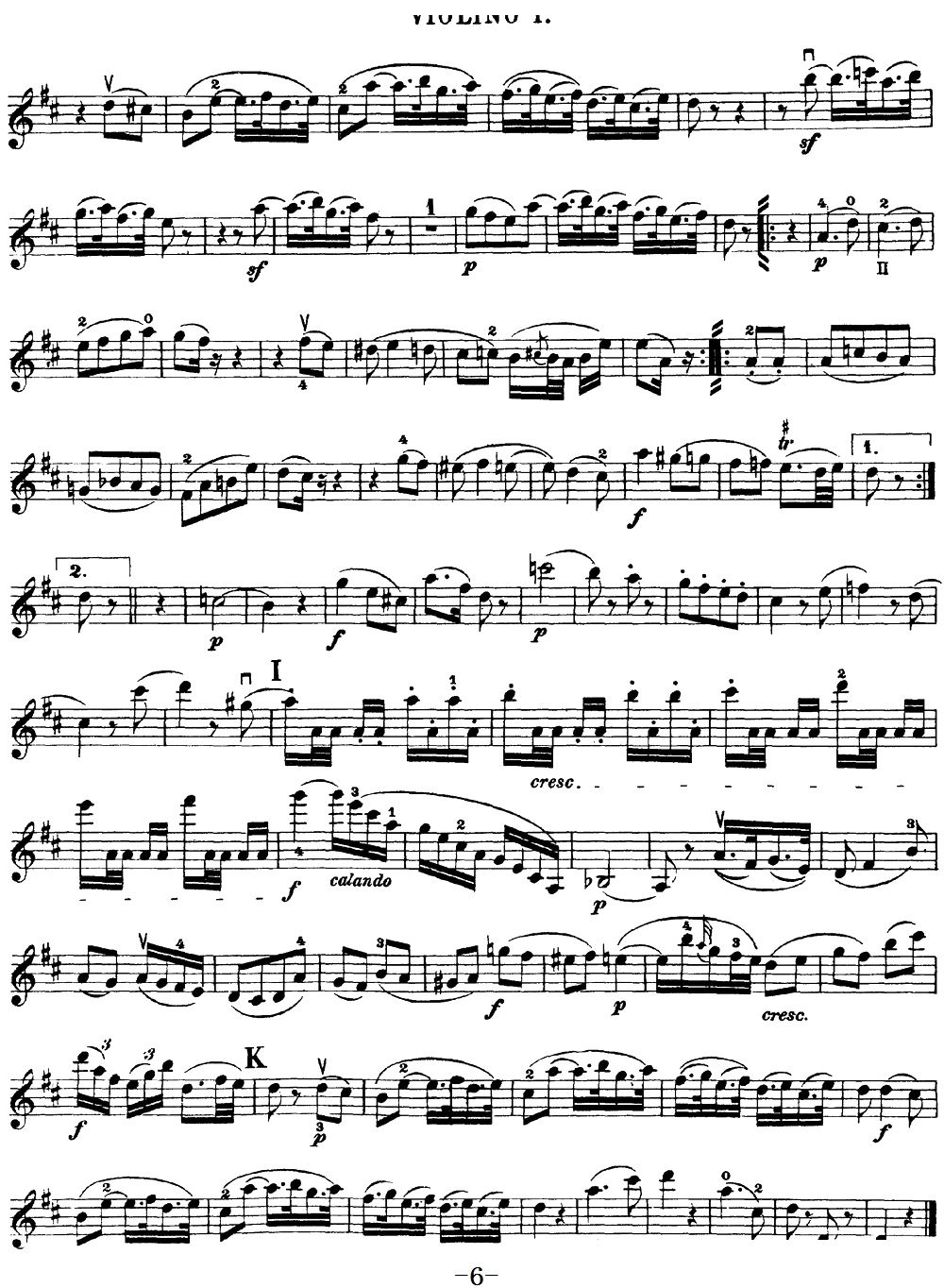 Mozart Quartet No 18 in A Major K 464 Violin 1(ʮּ)6