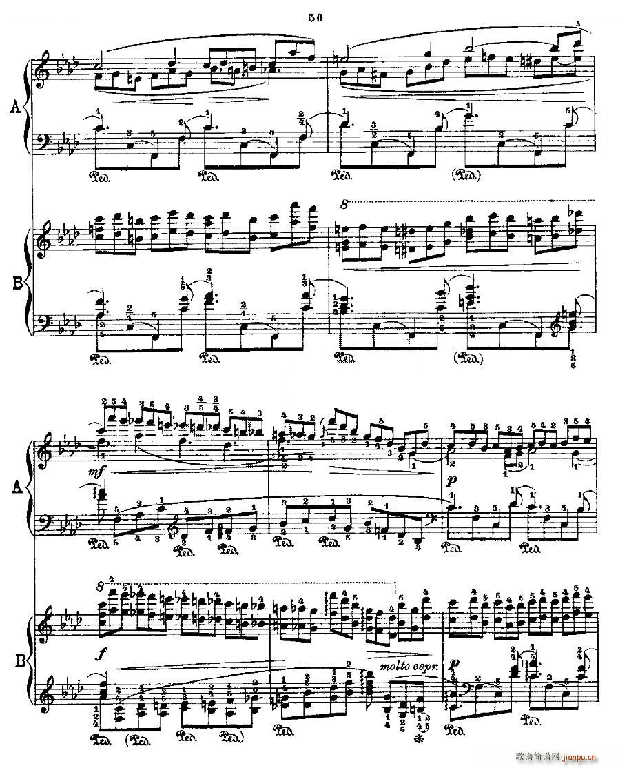 Ф  Fr Chopin Op 25 No2 3(V)12