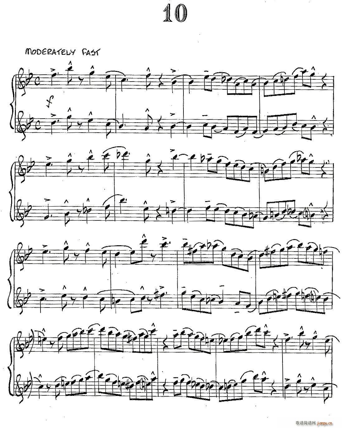 Jazz Conception For Saxophone Duets 10 (V)1