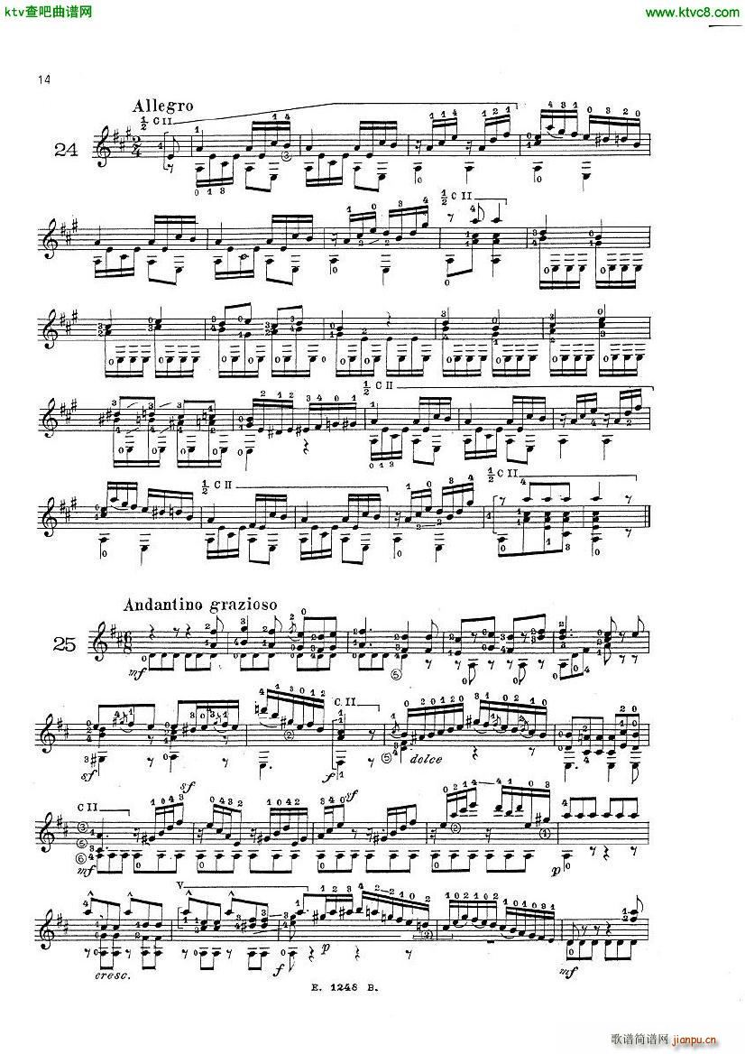 Mauro Giuliani Le Papillon op 50(V)12