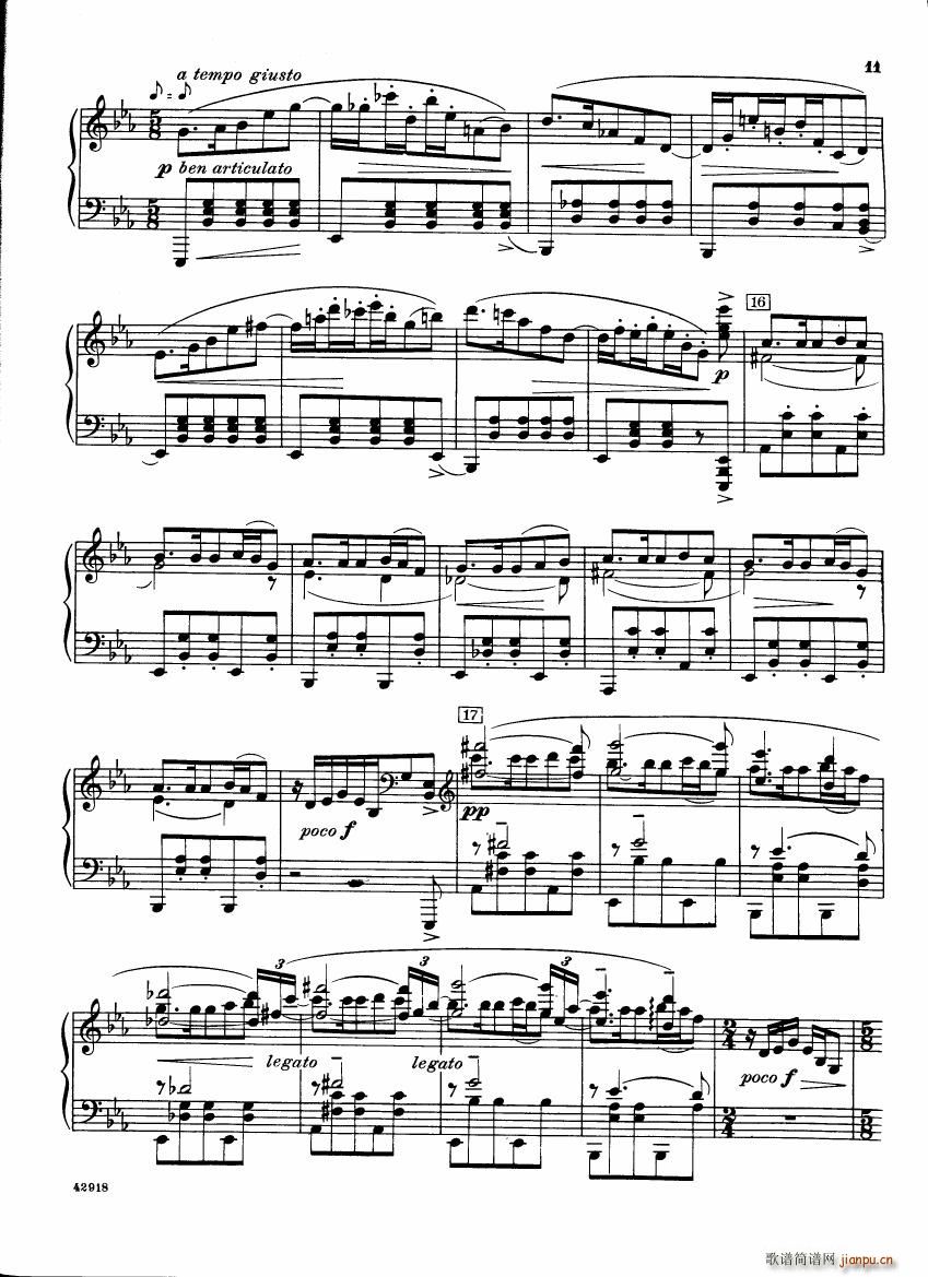 Barber op 28 Souvenirs piano solo(V)11