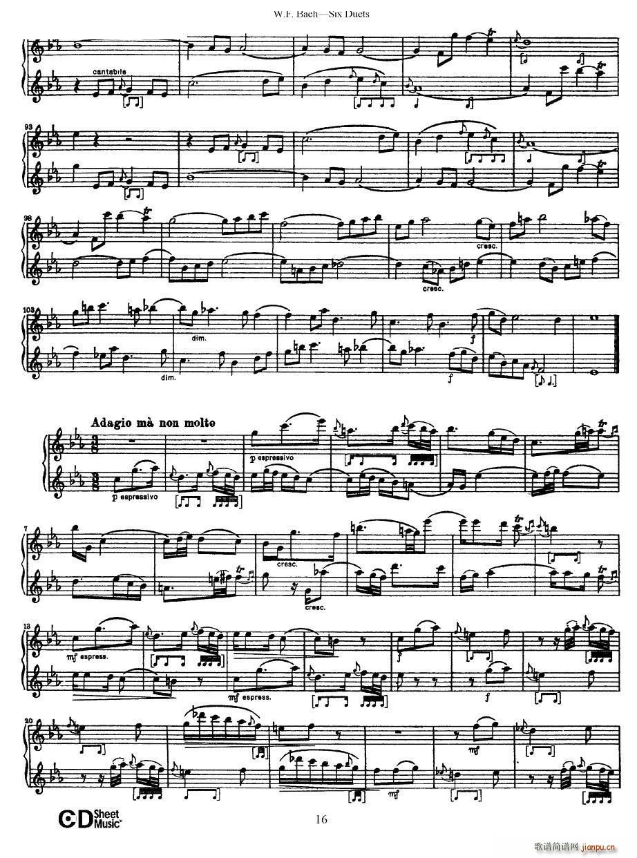 Six Duets 6׶ 3(V)3