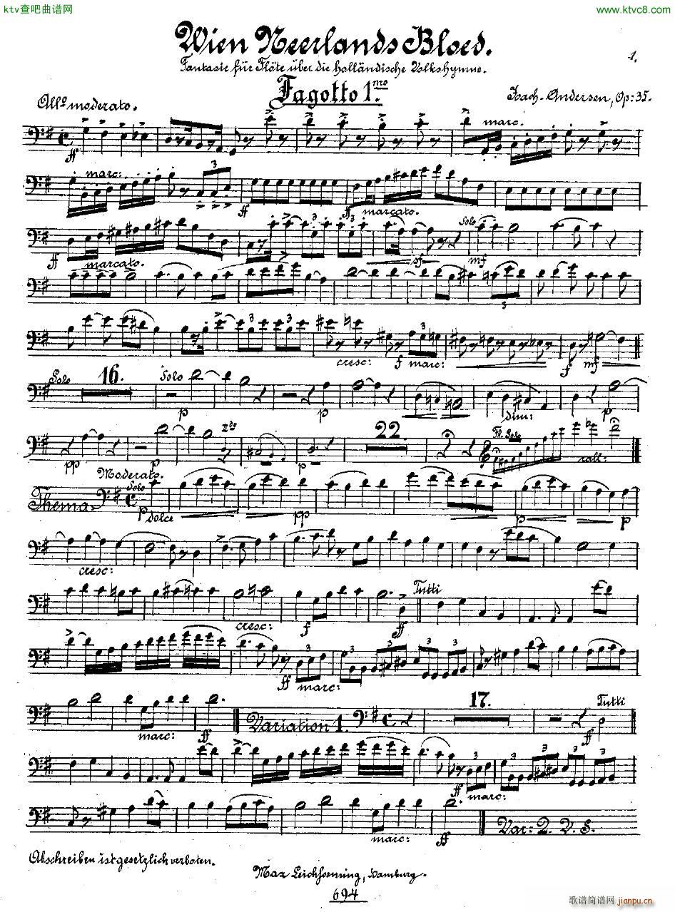 Andersen op 35 Wien Neerlands Bloed orch pts(V)31