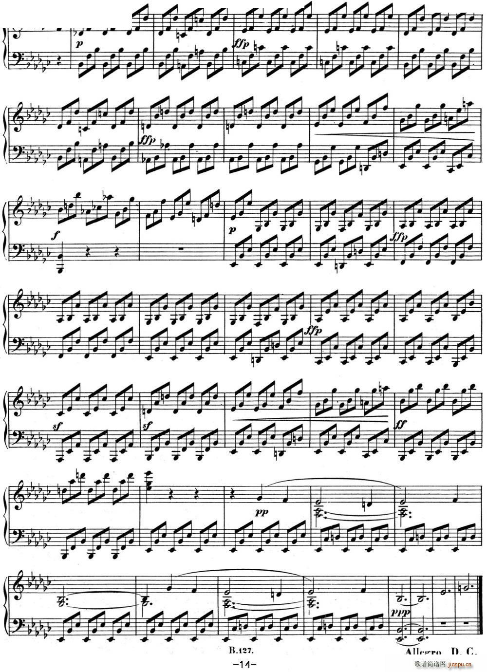 ؐQ04 {Q E{ Op 7 E flat major(V)14