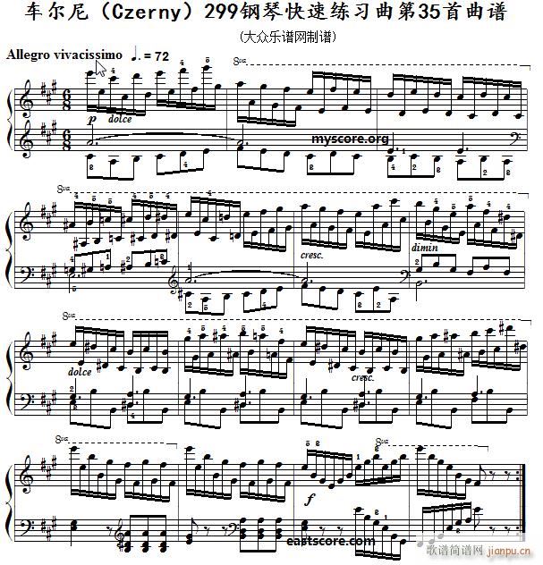 ܇(ch) ٿپ Czerny 299 35 ʾ(V)1