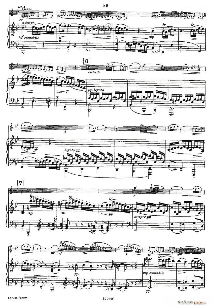 Mozart Violin Sonata No 7 KV 376 СQ(СV)9
