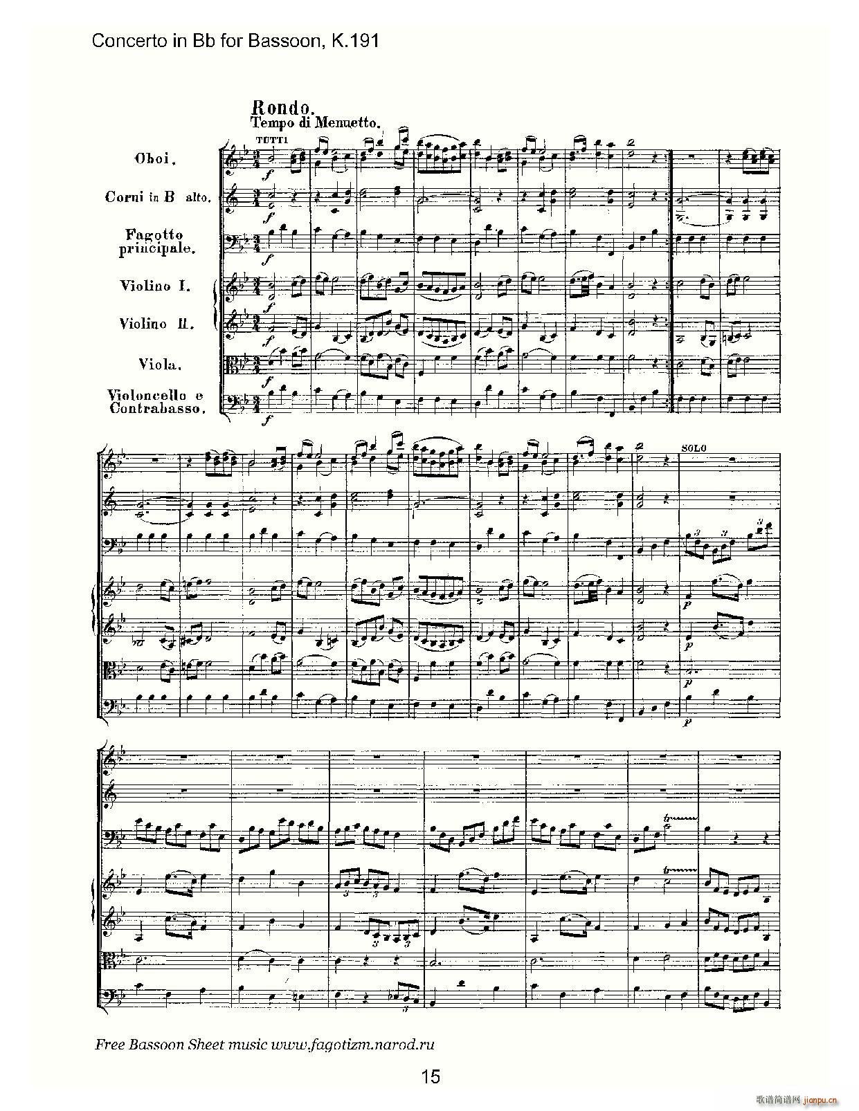 mozart score Ī(V)15