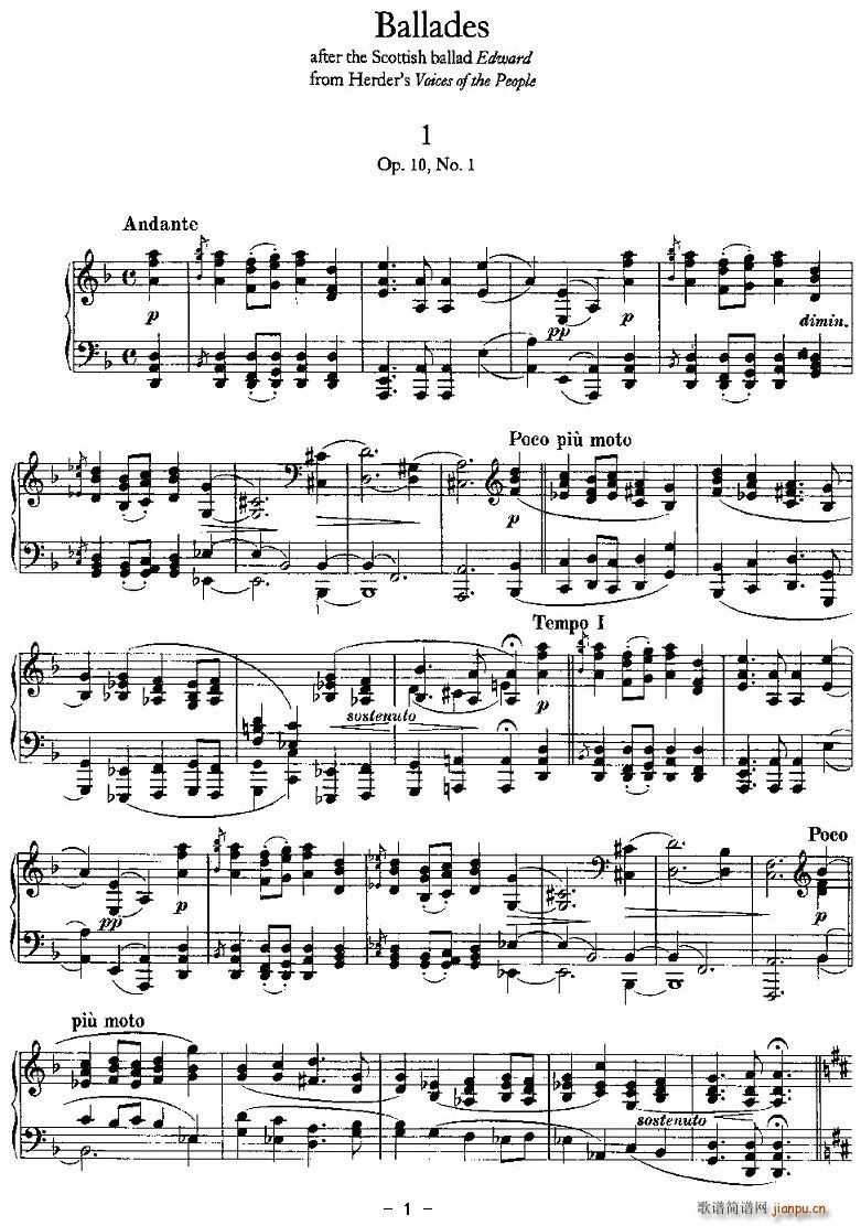 Ballades(ָV)1