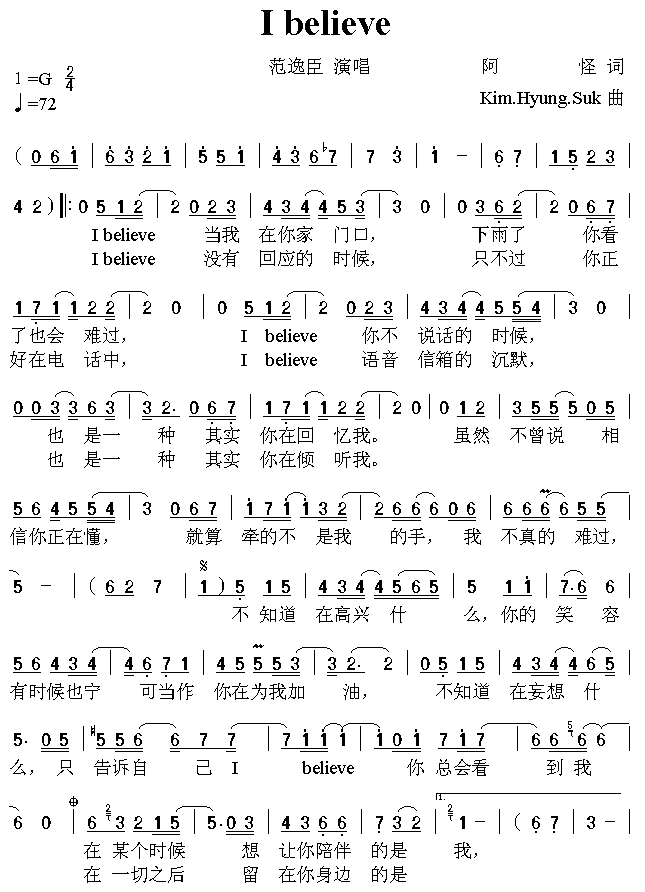 IBelieve(ָV)1