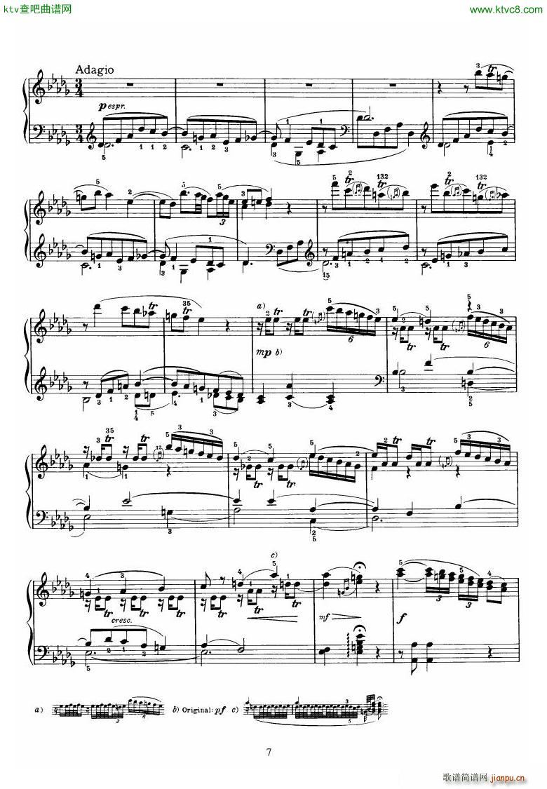 Piano Sonata No 46 in Ab(V)7