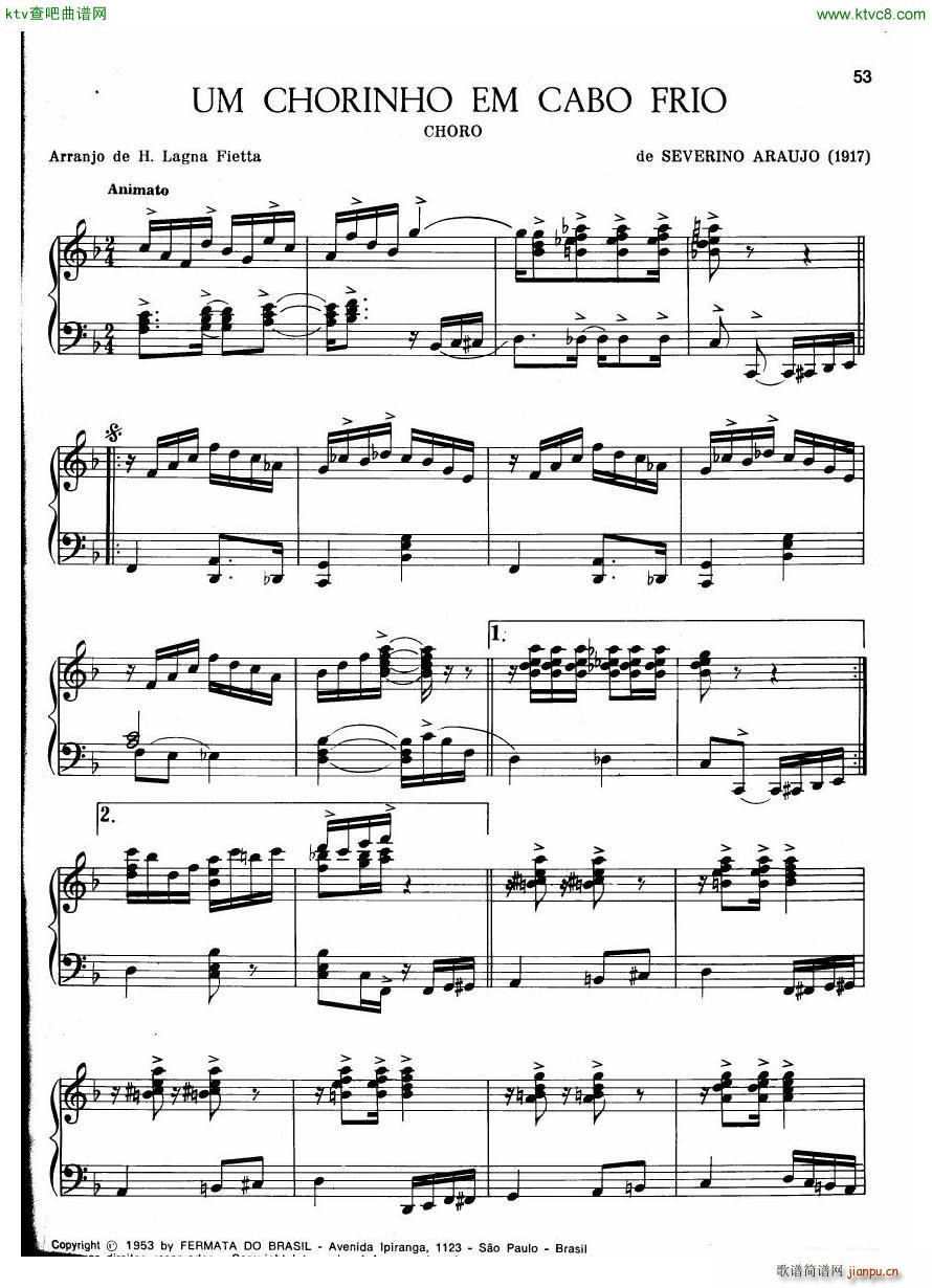 Centenrio do Choro Vol 1 20 Choros Para Piano(V)51