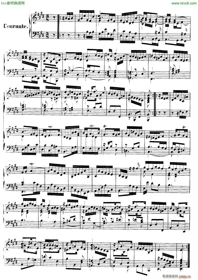 Handel Suite in E major G145 148(V)3