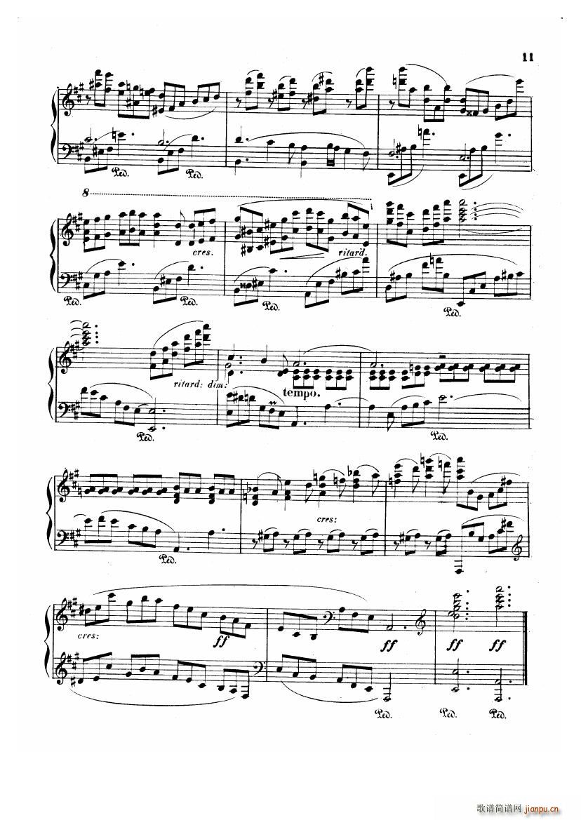 Albeniz op 72 Piano Sonata no 4(V)11