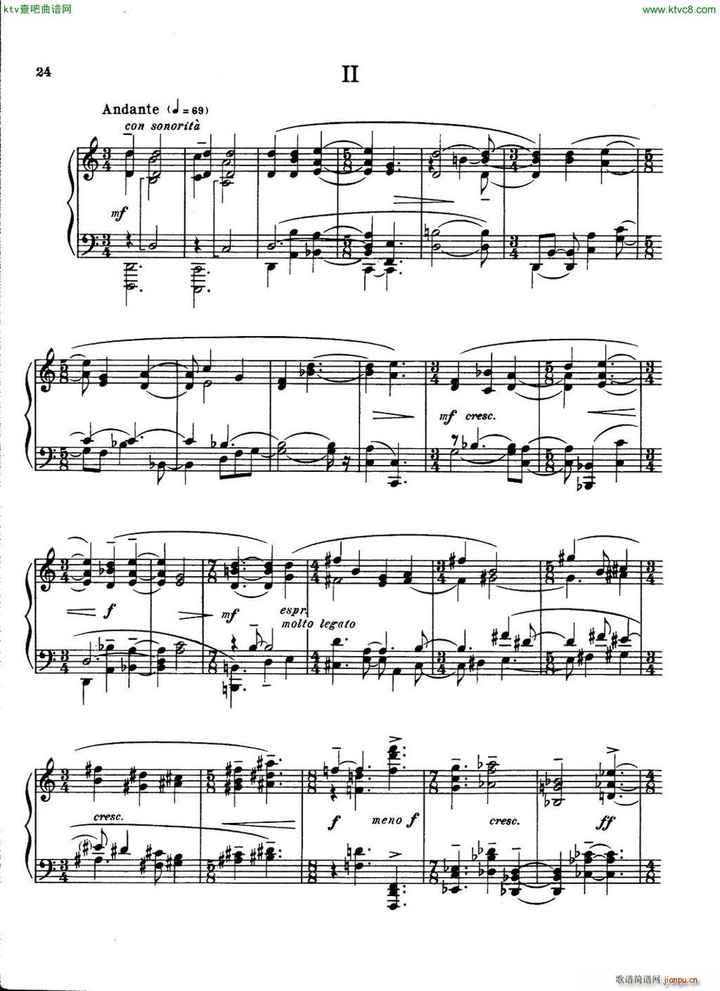 Carter Piano Sonata(V)24