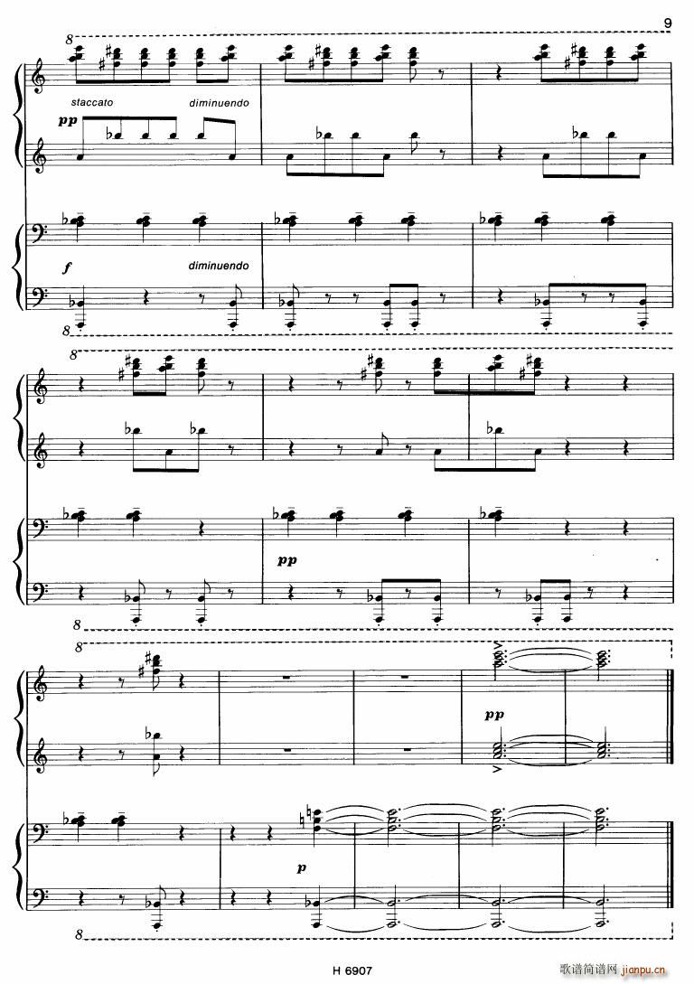 Barton Sonatina for 4 hands(V)9