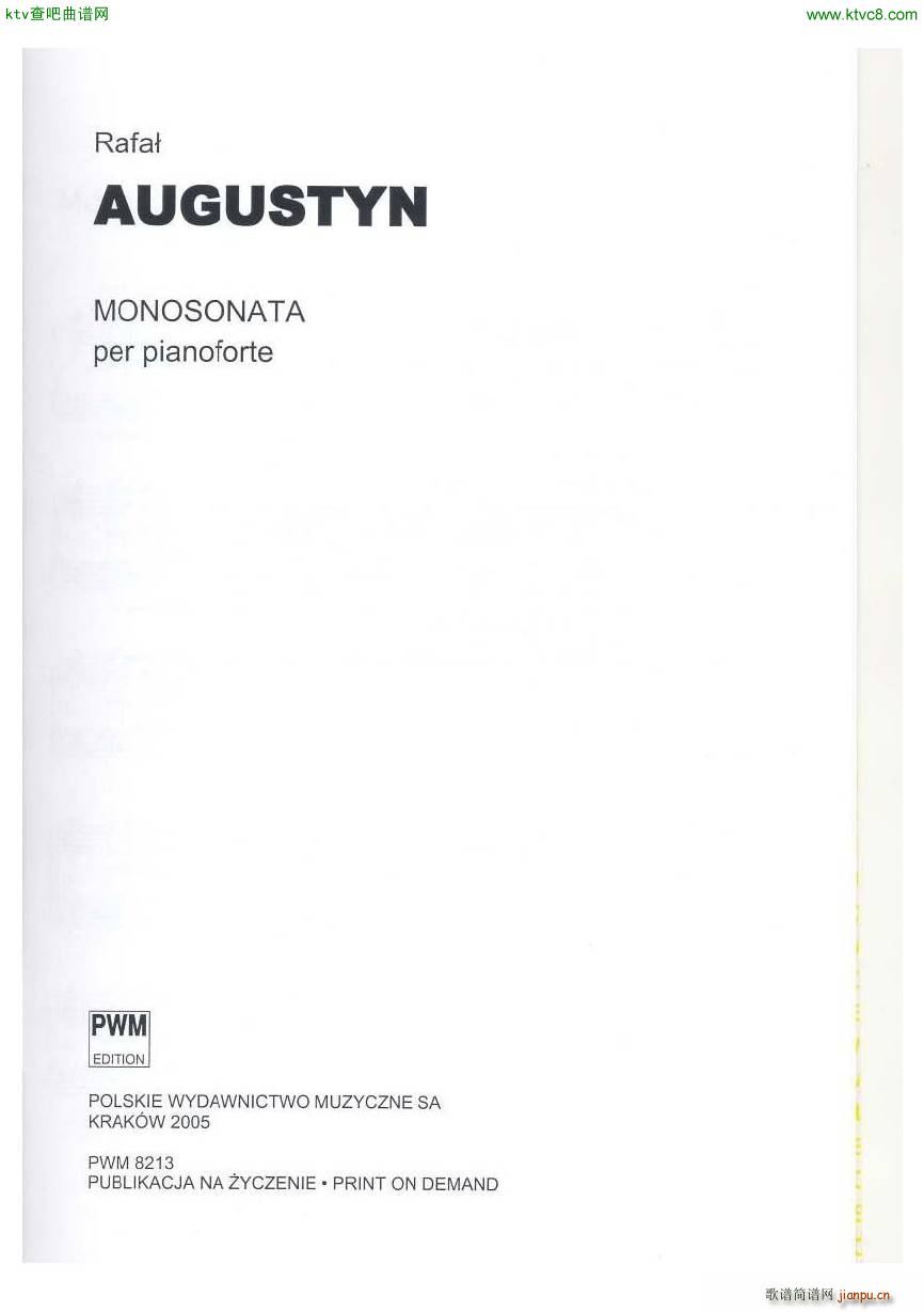 Augustyn Rafal Monosonata(V)1