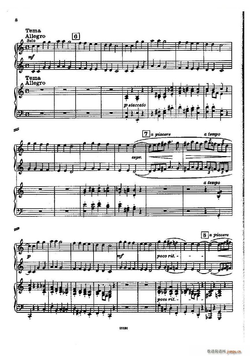 Dohnanyi Variations Nursery Rhyme Op25 һ(V)8