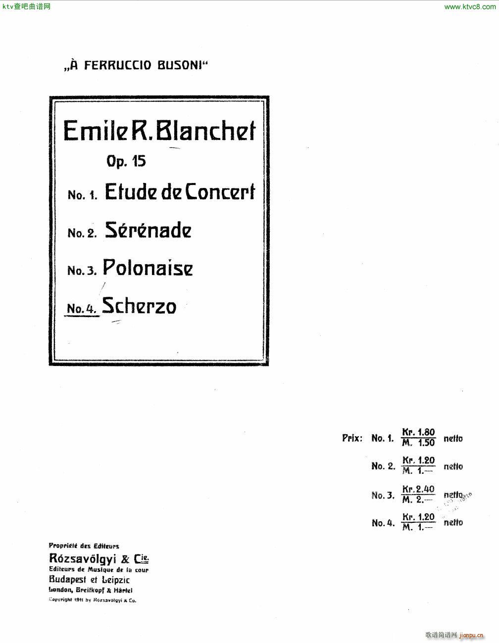 Blanchet Op 15 no 4 Scherzo(V)1