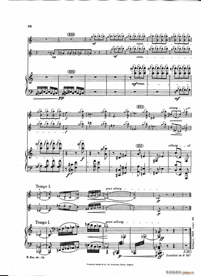 Bartok SZ 111 Contrasts pianoscore(V)35
