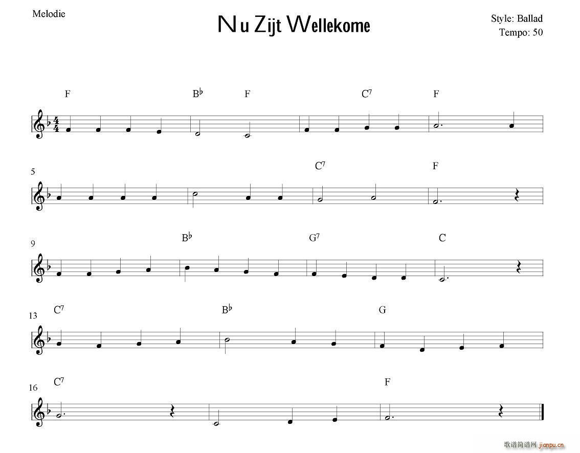 Nu Zijt Wellekome(V)1