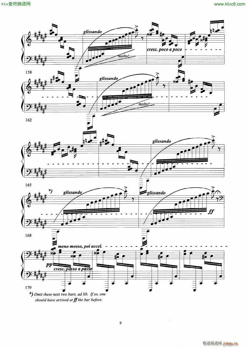 Cadenza for Liszt s Hungarian Rhapsody No 2(V)9