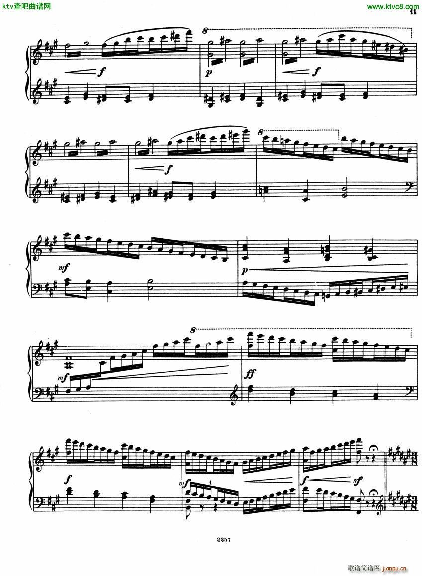 Glazunov Theme et Variations Op 72(V)11