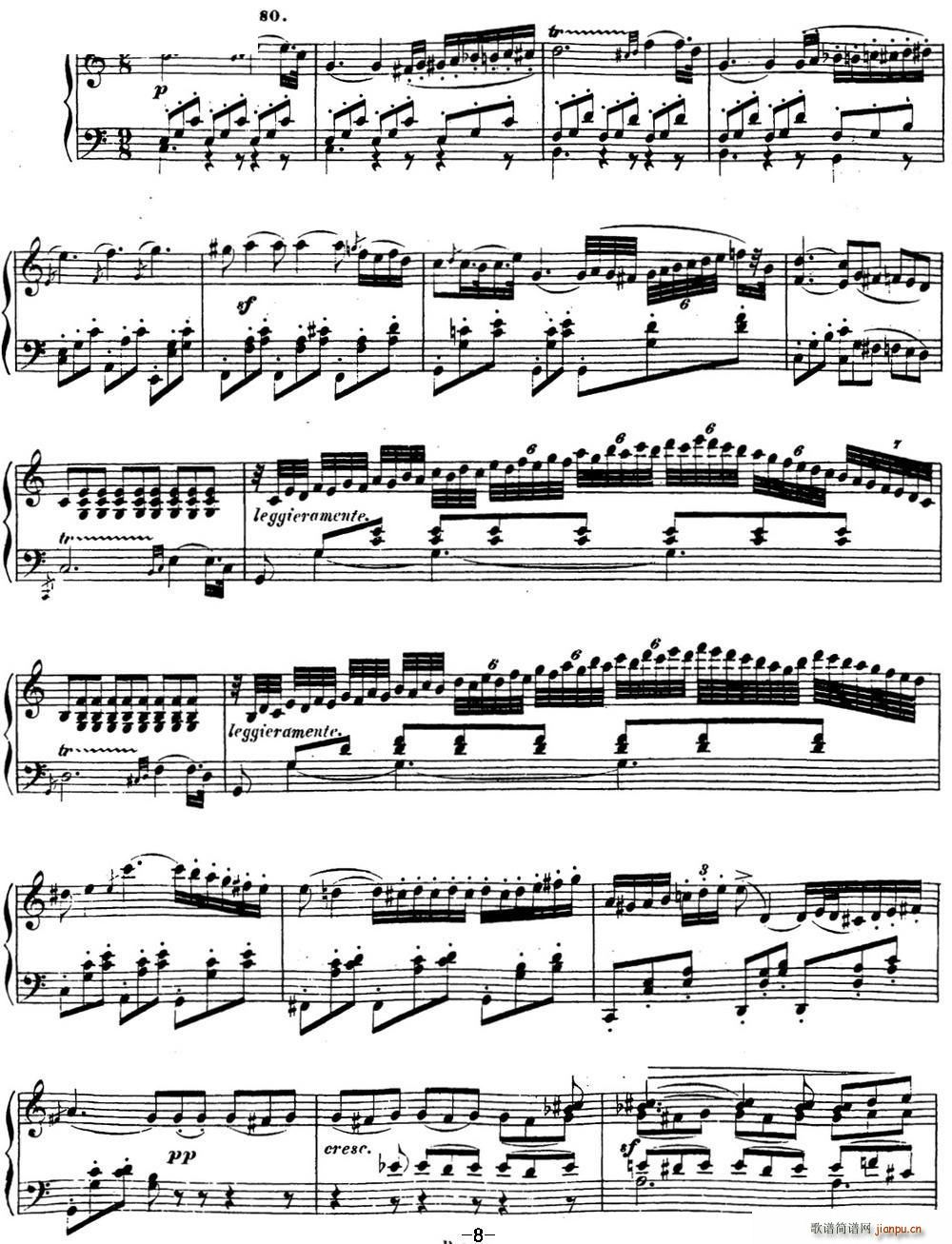 ؐQ16 G{ Op 31 No 1 G major(V)8
