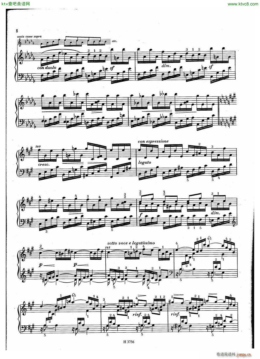 Dussek 61 Sonata Elegie Harmonique(V)8