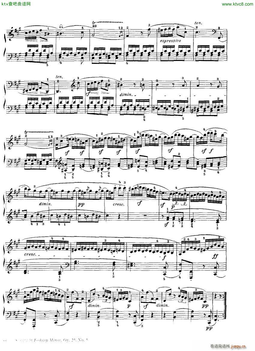 Clementi 25 5 Sonata Fsharp minor(V)9
