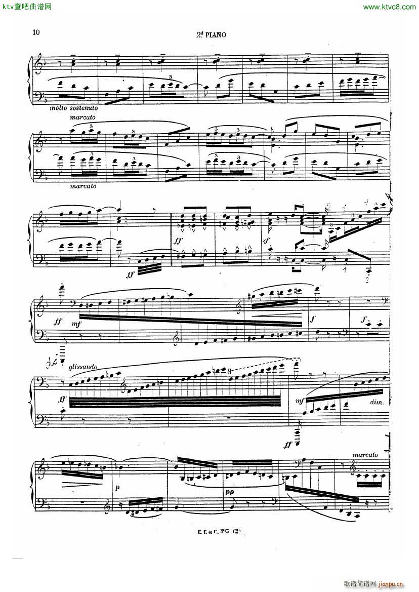 Chabrier Espana for two pianos(V)24