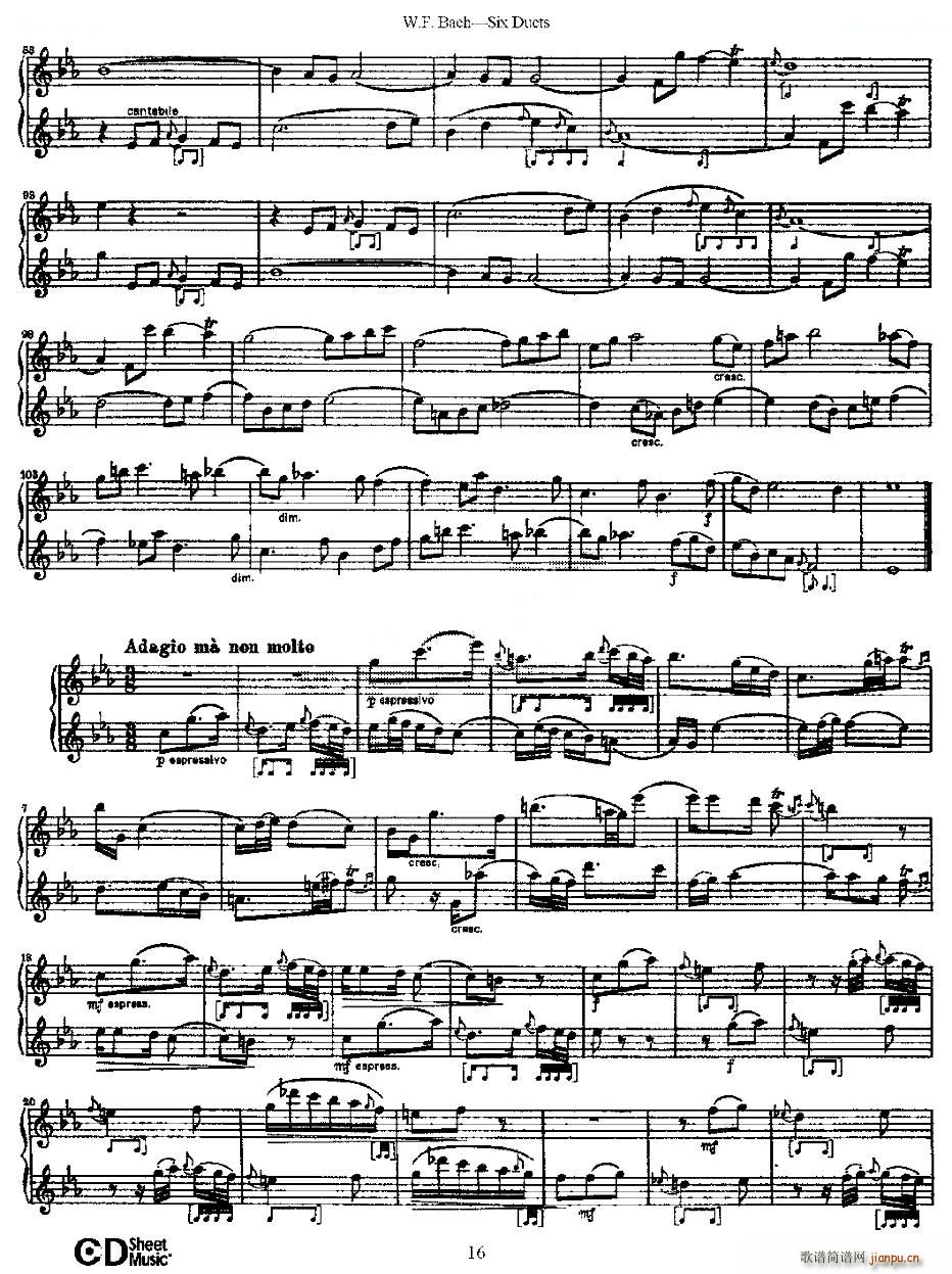 Six Duets ֮ ׶ྚ ~(V)3