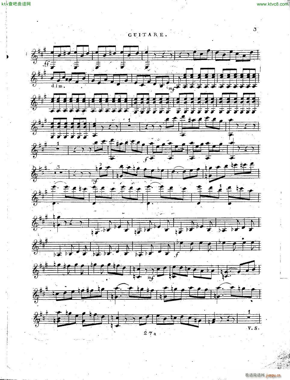 Carulli op 189 3 Duos nocturnes git pno(V)10