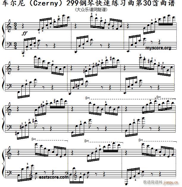 ܇(ch) ٿپ Czerny 299 30 ʾ(V)1