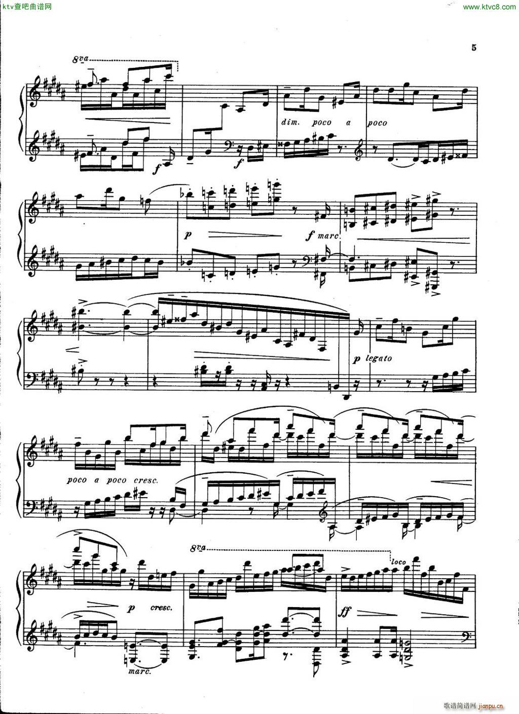 Carter Piano Sonata(V)5