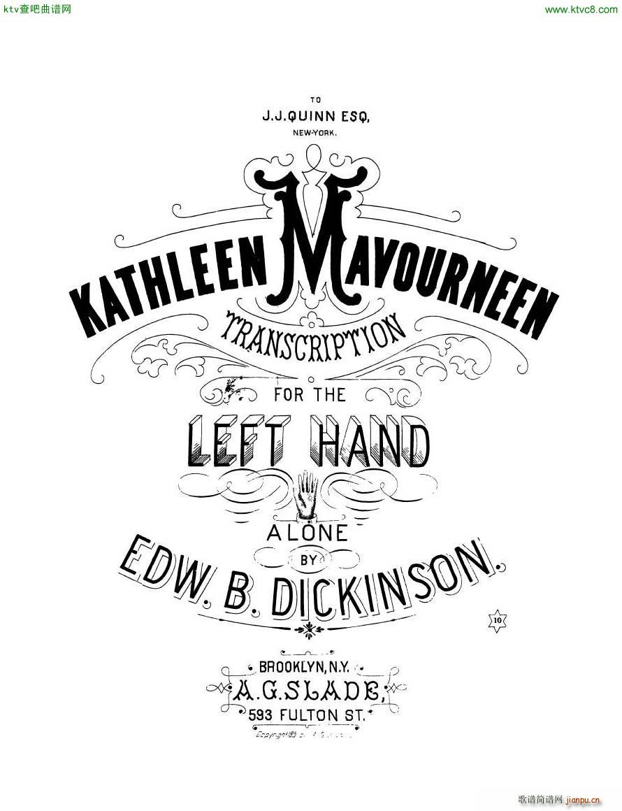 Dickinson Kathleen Mavourneen(V)1