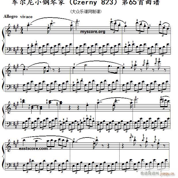 ܇(ch) Сټ Czerny 823 65 ʾ(V)1
