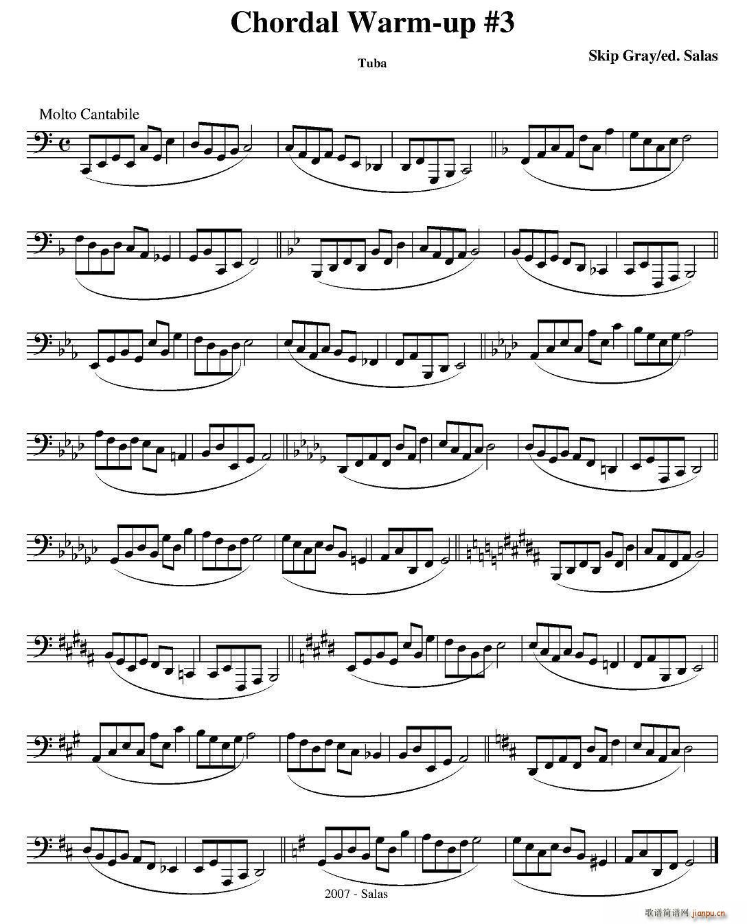 Chordal Warm up Tuba ̖̲x(ʮּ)3