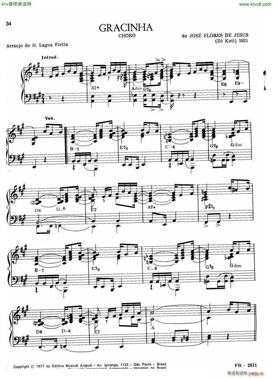Centenrio do Choro Vol 1 20 Choros Para Piano(V)33
