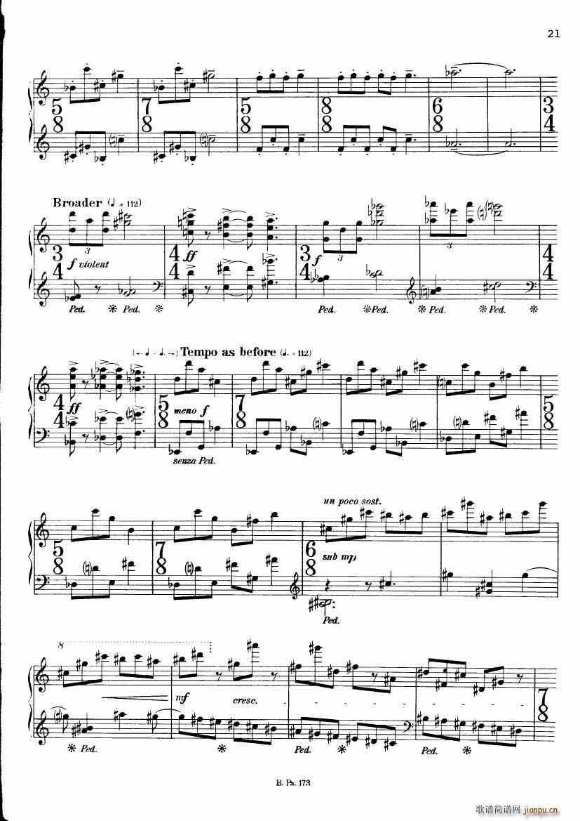 Copland Piano Fantasy(V)18