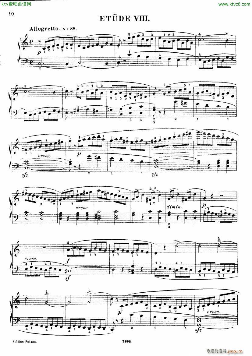 Henri Bertini 1798 1876 25 Easy Etudes Op 100(V)11