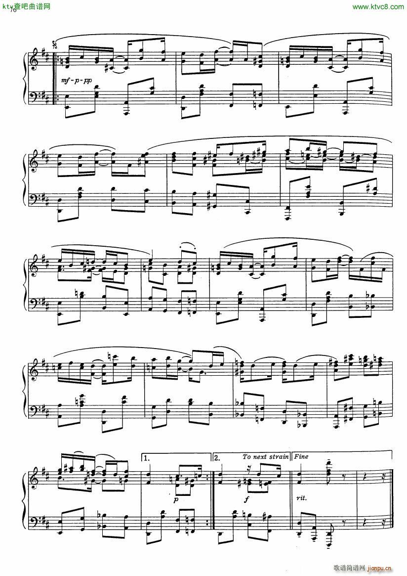 551 classical sheet music piano rags (V)19
