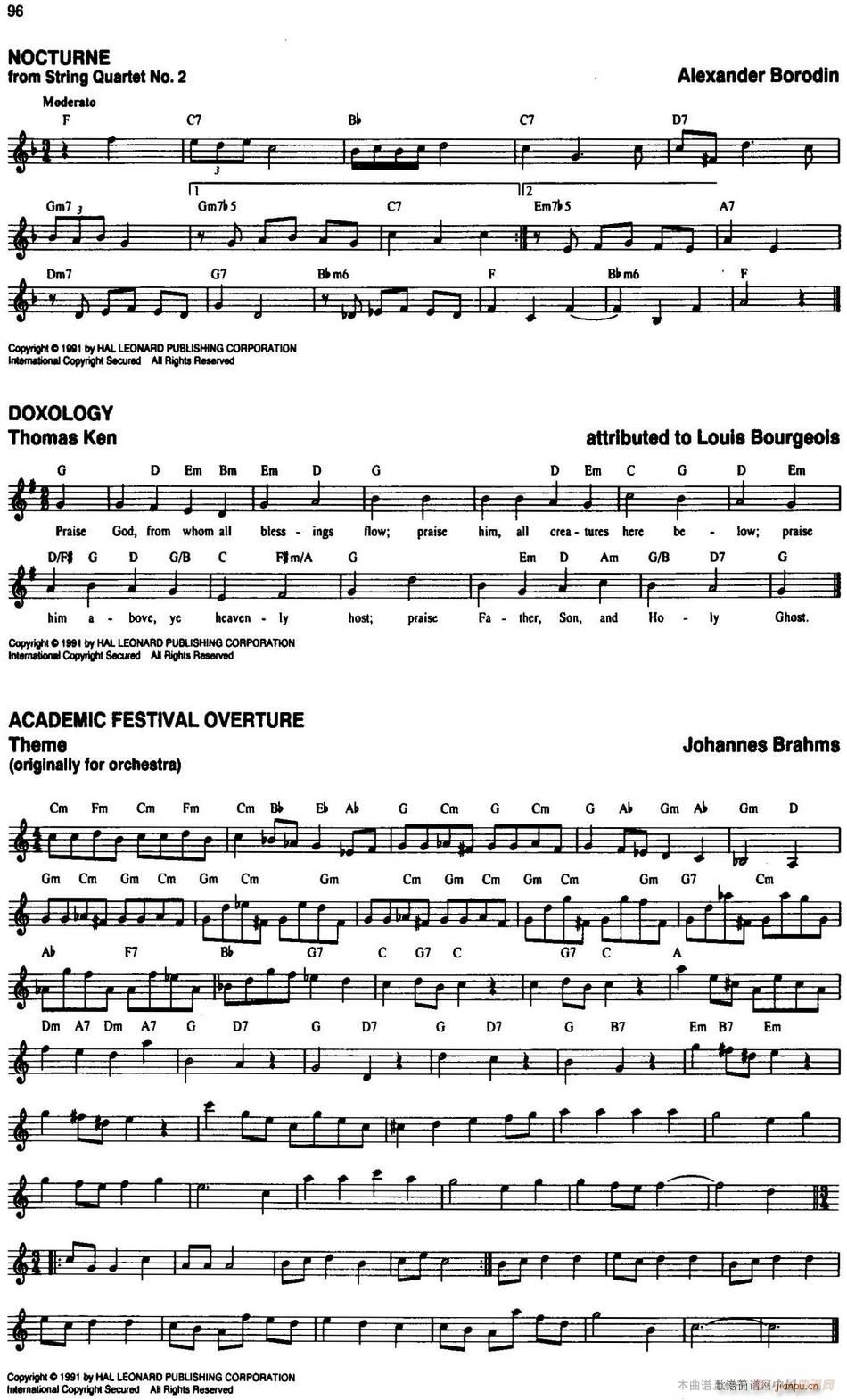 The Real Little Classical Fake Book P81 100(ʮ�ּ�����)16