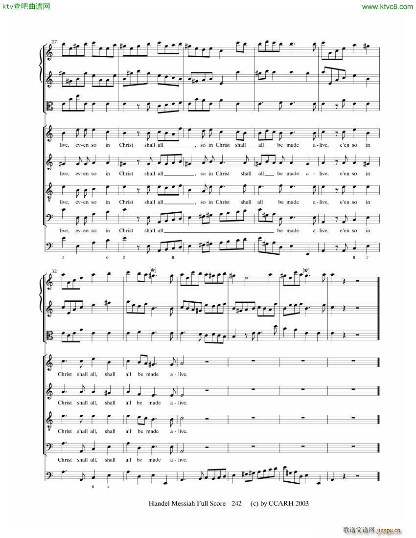 G F Handel Messiah Open Score (V)1