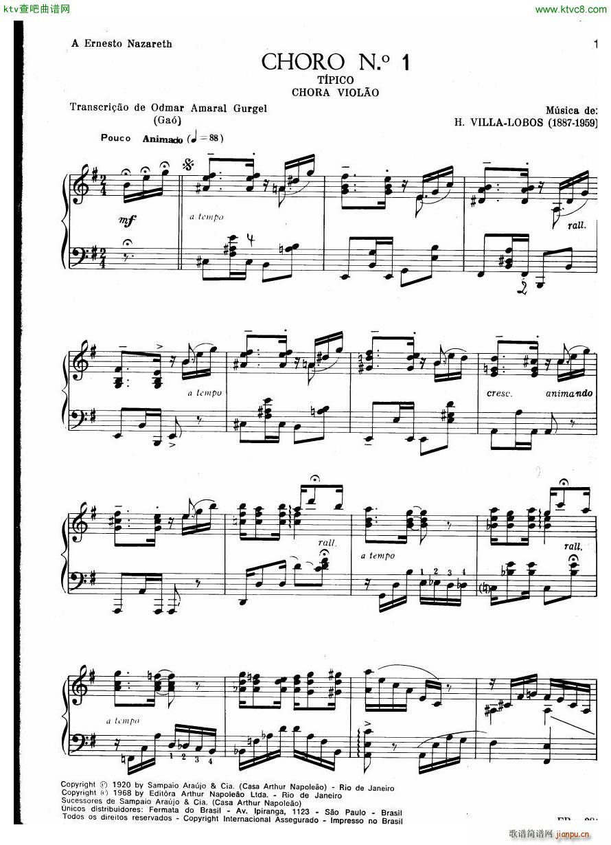 Centenrio do Choro Vol 1 20 Choros Para Piano(V)11