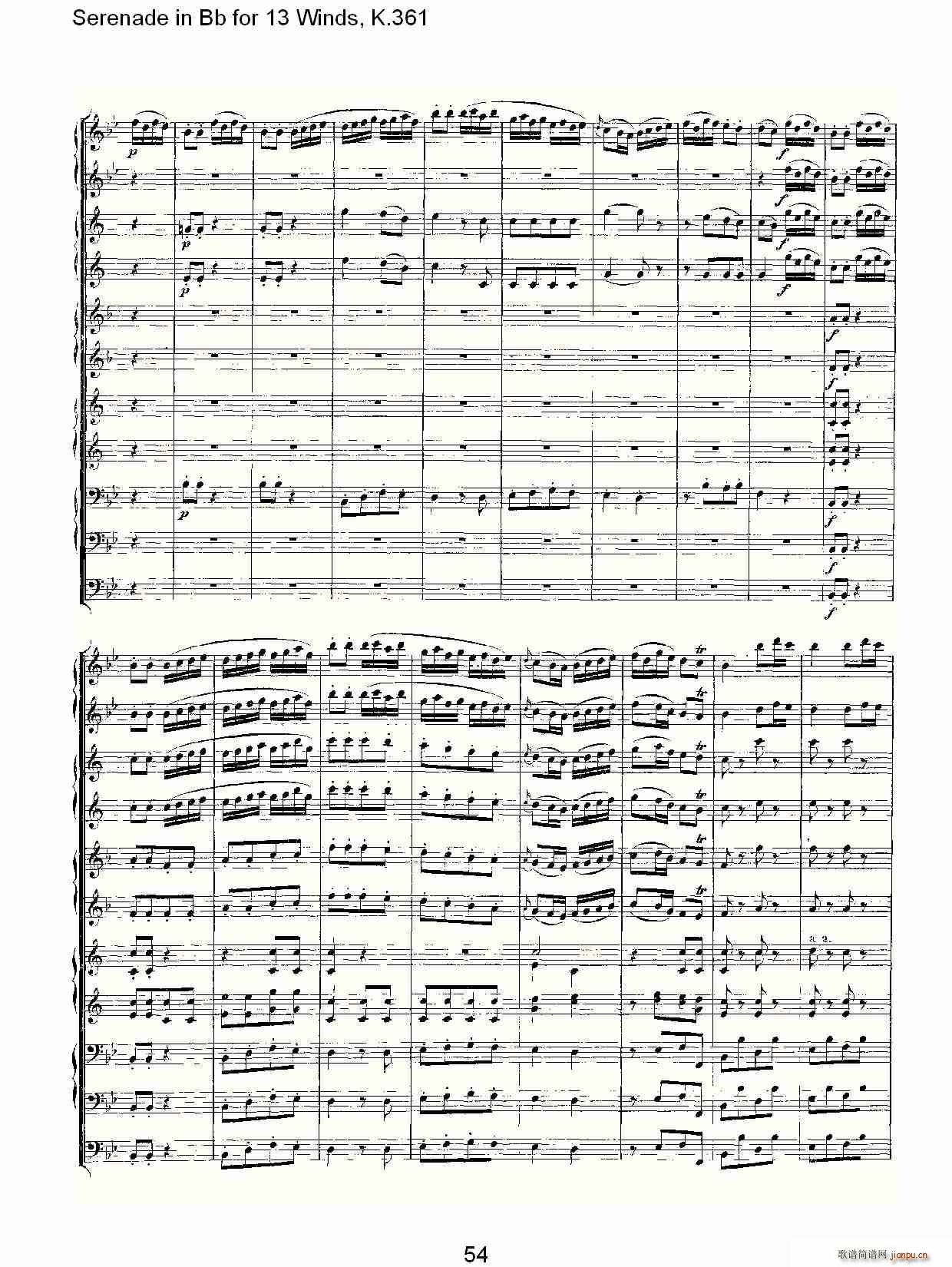 Serenade in Bb for 13 Winds, K.361(ʮּ)24