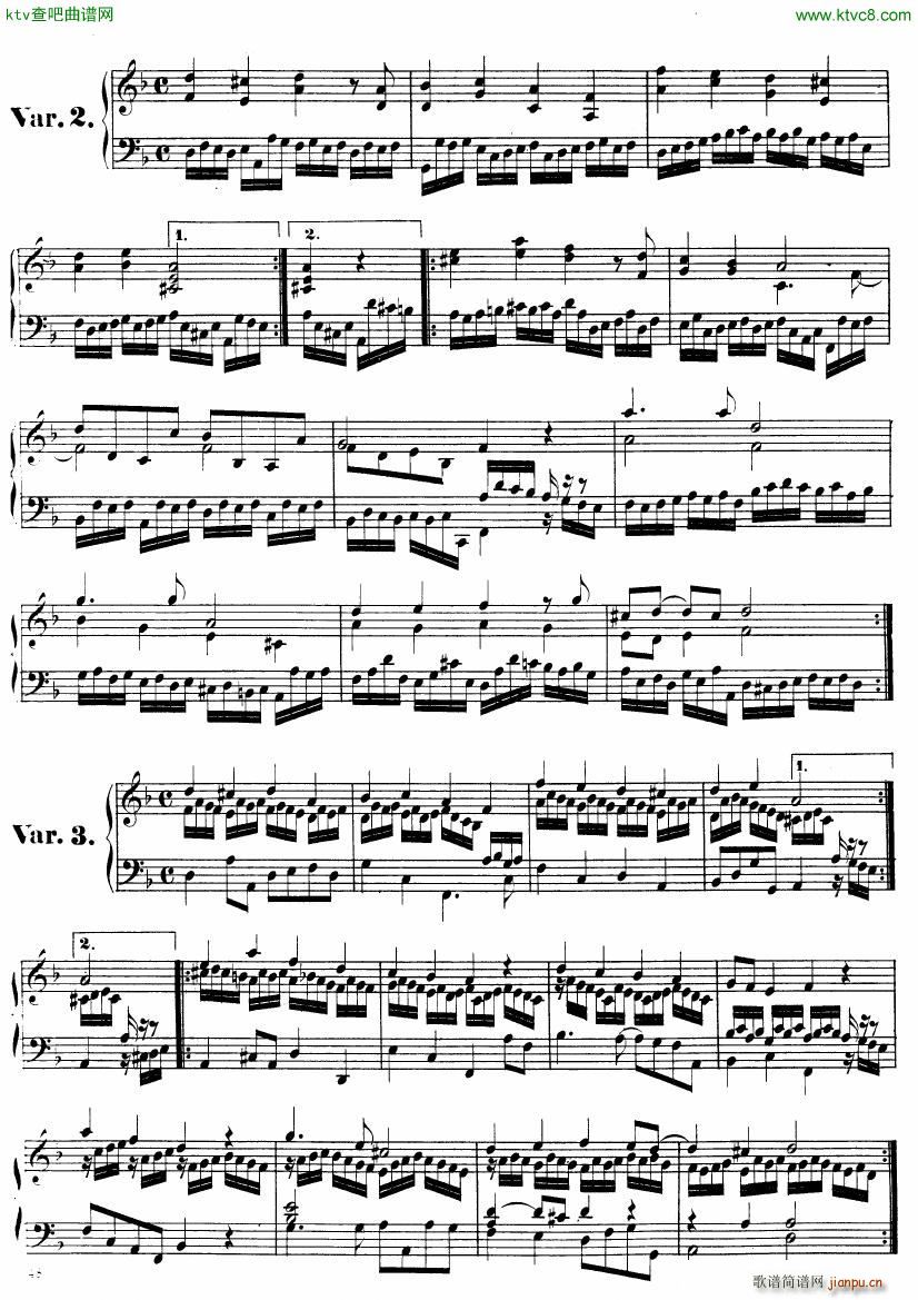 Handel Suite in D minor G112 117(V)8