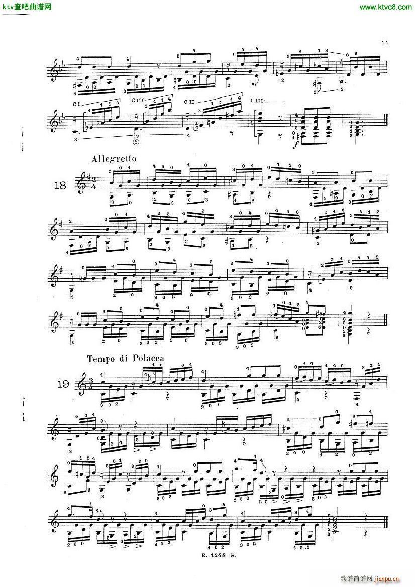 Mauro Giuliani Le Papillon op 50(V)9